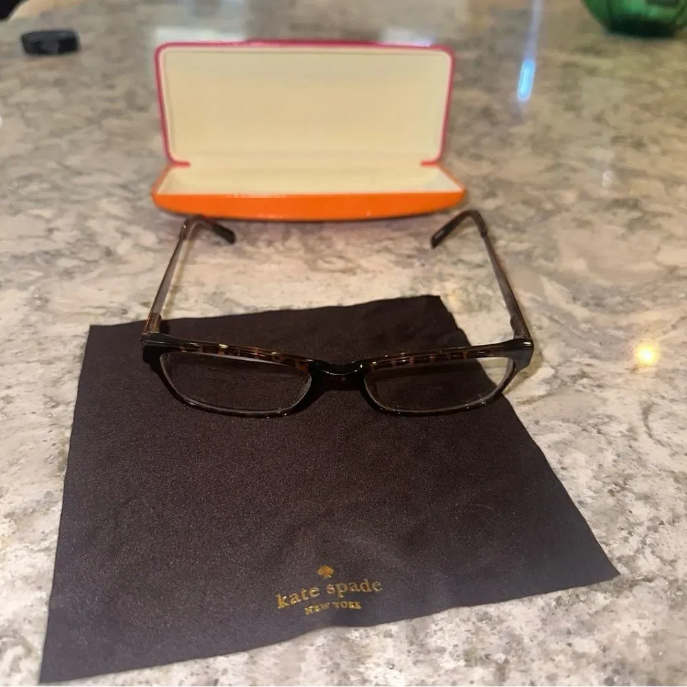Kate Spade LEANNE Tortoise Eyeglasses X32 135 with Case